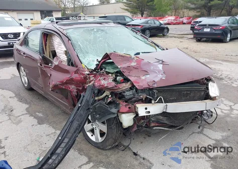 2007 Honda Civic Ex из США, поврежденный, VIN 1HGFA168X7L071632